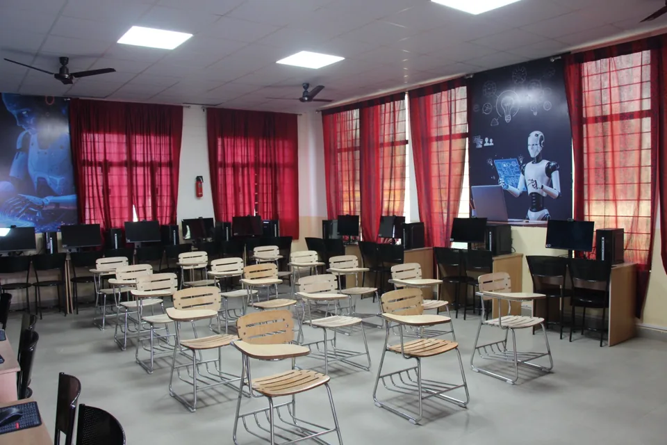 The robotics lab at Regency Public School, Sitapur