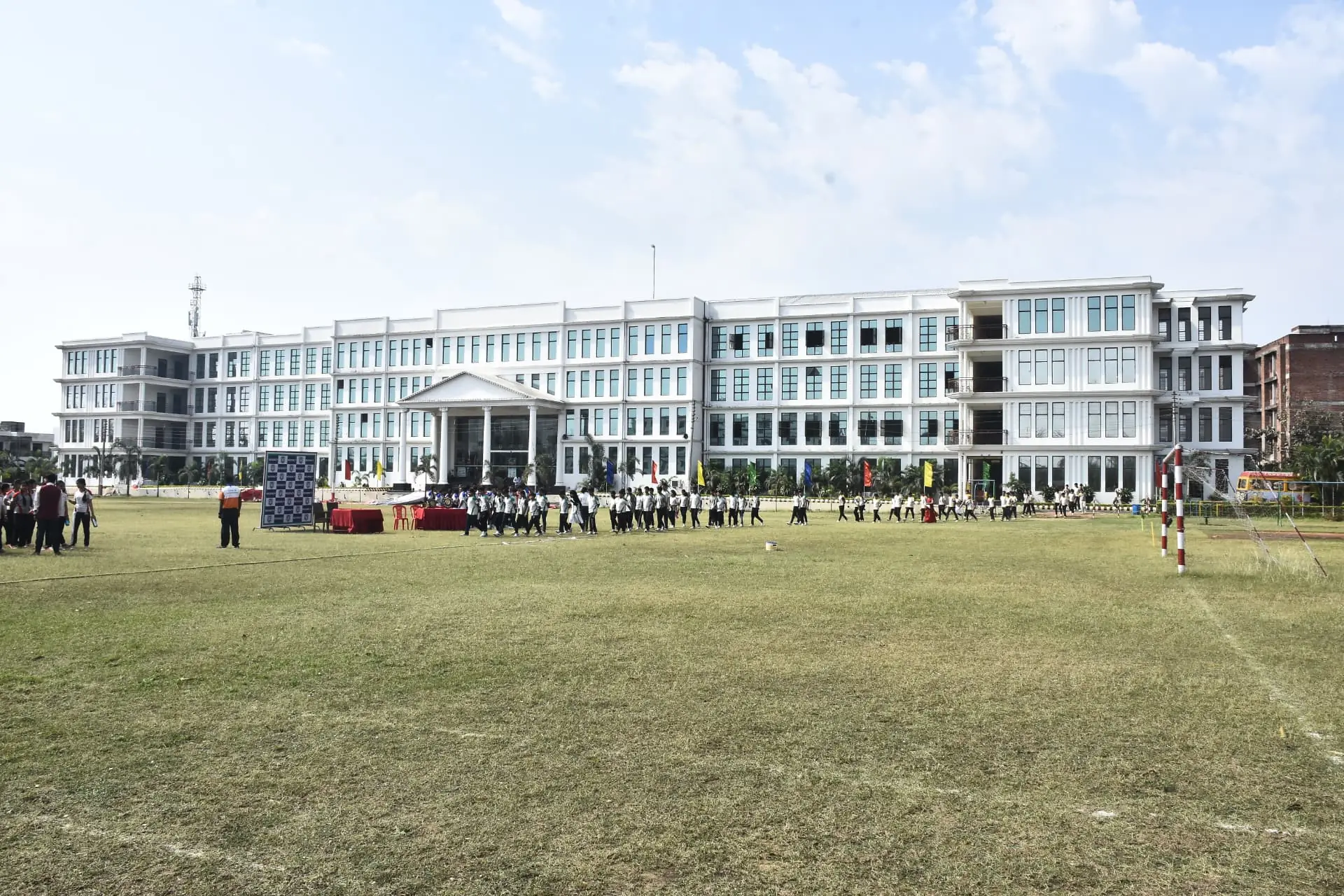 The academic block at Regency Public School, Sitapur
