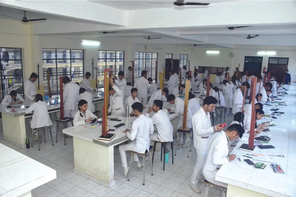 Science laboratories at Regency Public School, Sitapur