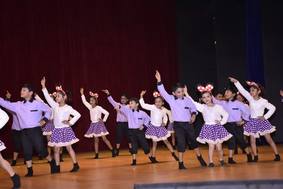 Annual cultural assembly at Regency Public School, Sitapur